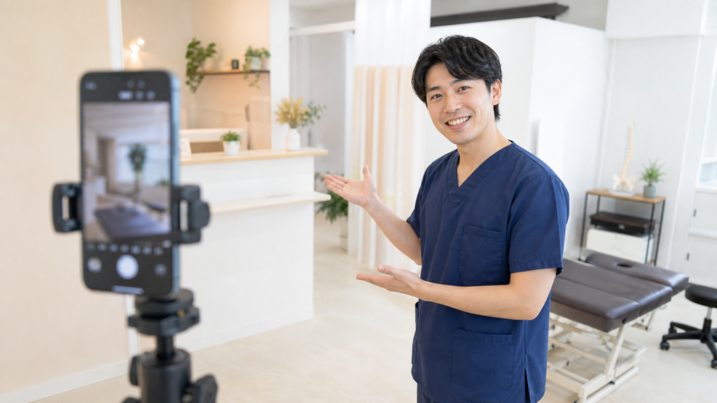 整体院の集客において縦型ショート動画とSNSで院の雰囲気を伝えることが大事という記事