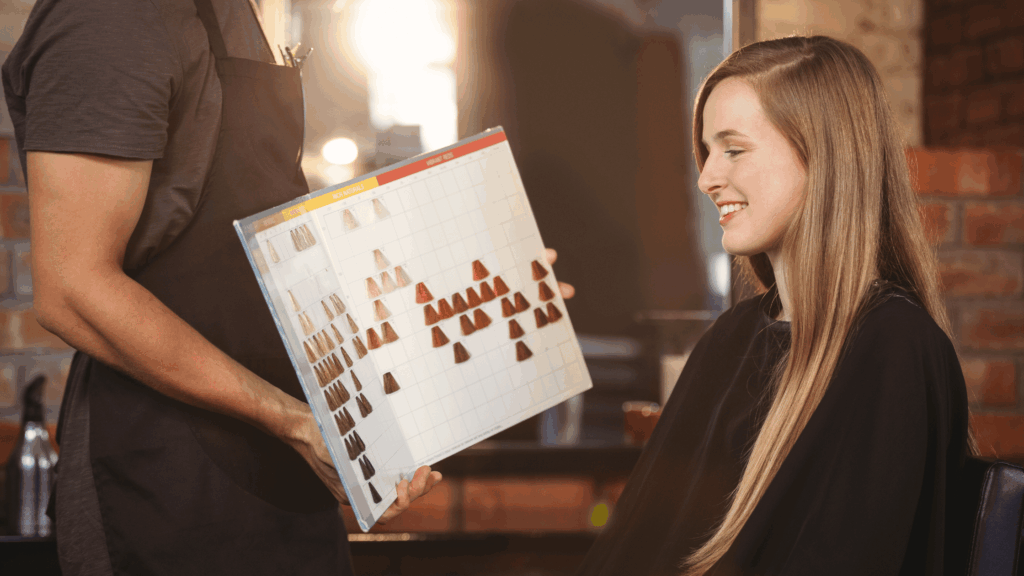 美容室の客単価を上げる方法でカラーとトリートメントをお客様に提案することをおすすめした記事