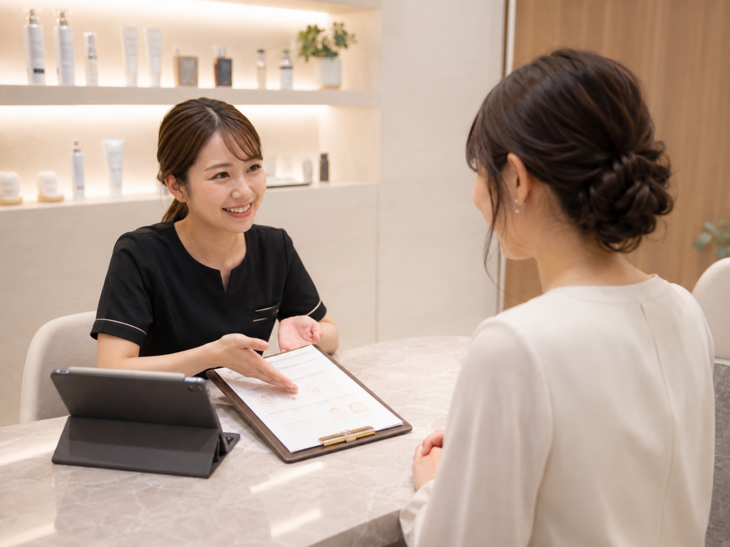 美容業界の今後に対応していくために価格に見合うカウンセリングを磨くべきという内容の記事