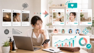 Instagram広告の効果がない原因と改善方法を表すアイキャッチ画像